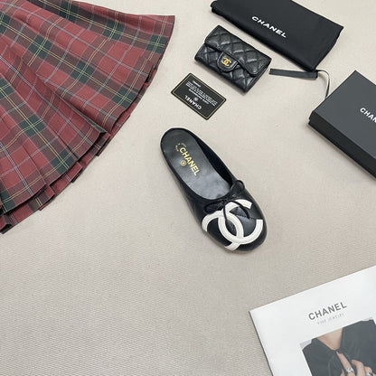 Chanel Leather Ballet Flats