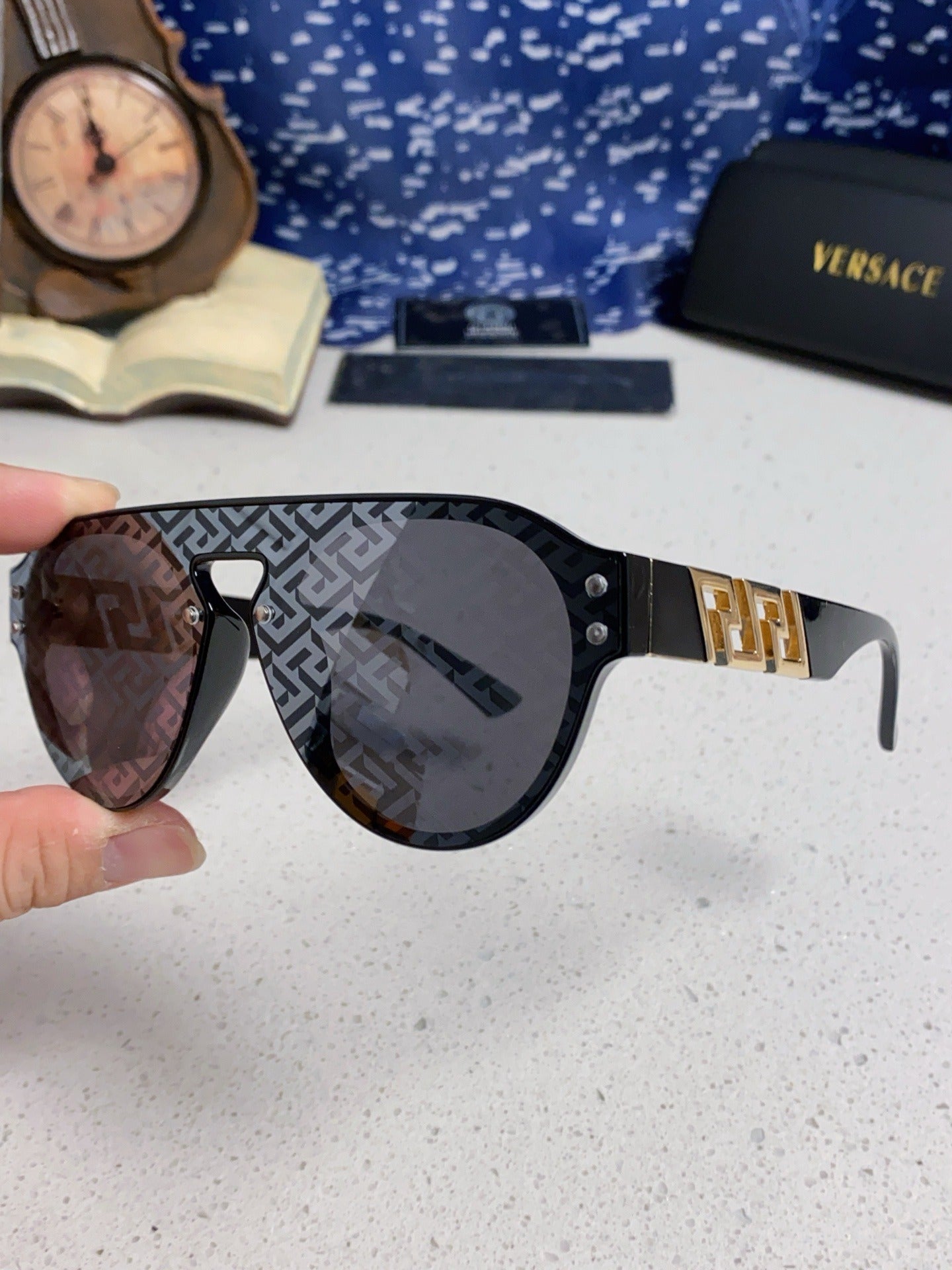 Versace Logo Sunglasses