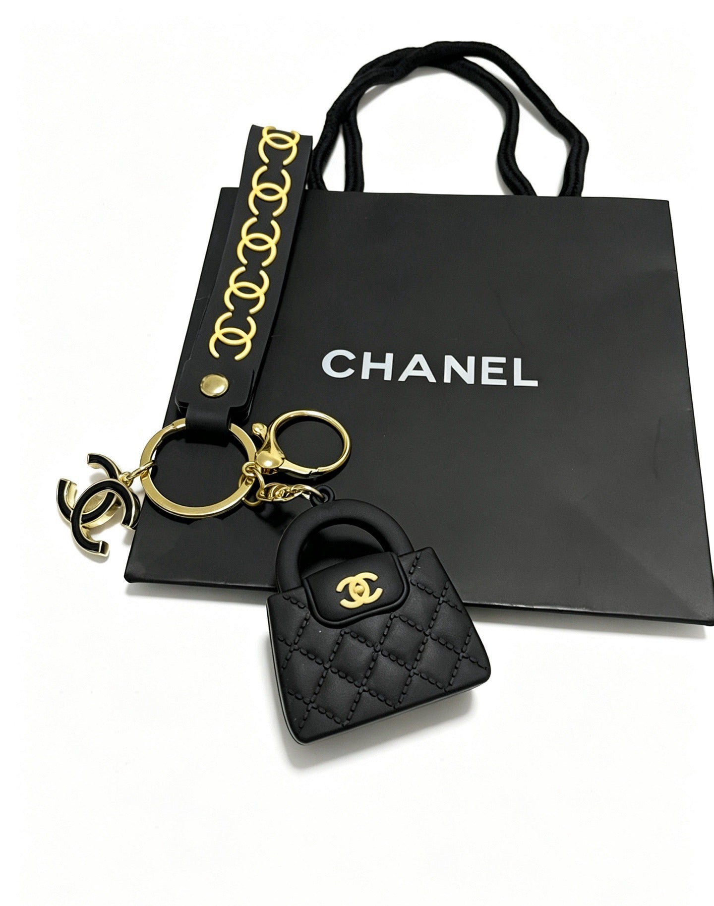 Chanel Vintage-Finish Keychain