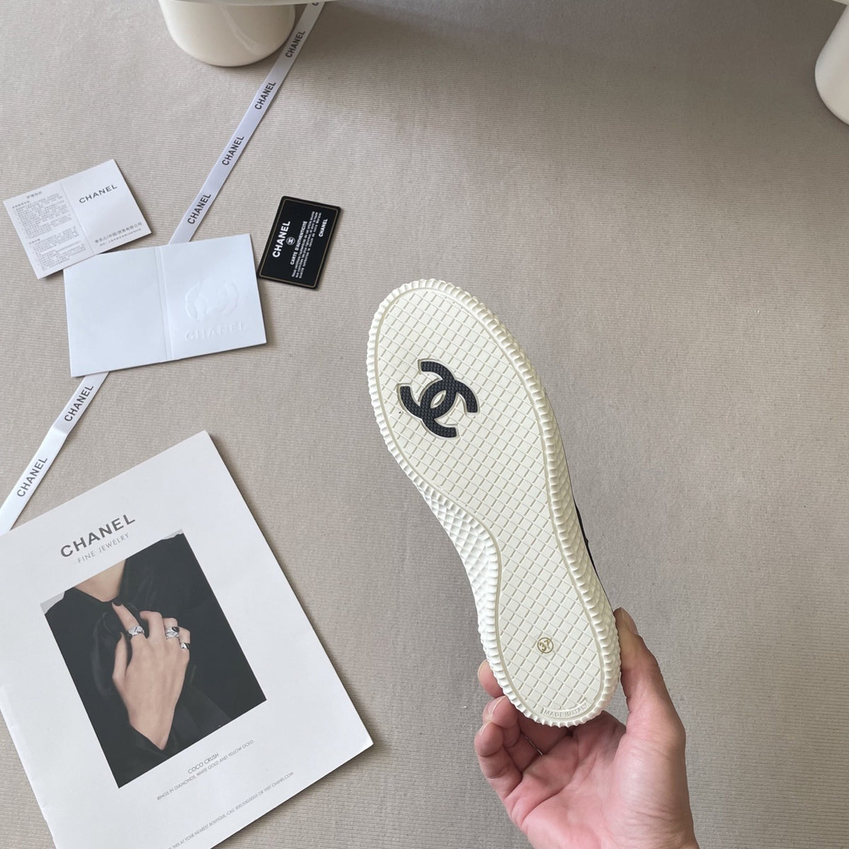 Chanel Leather Colorblock Shoes