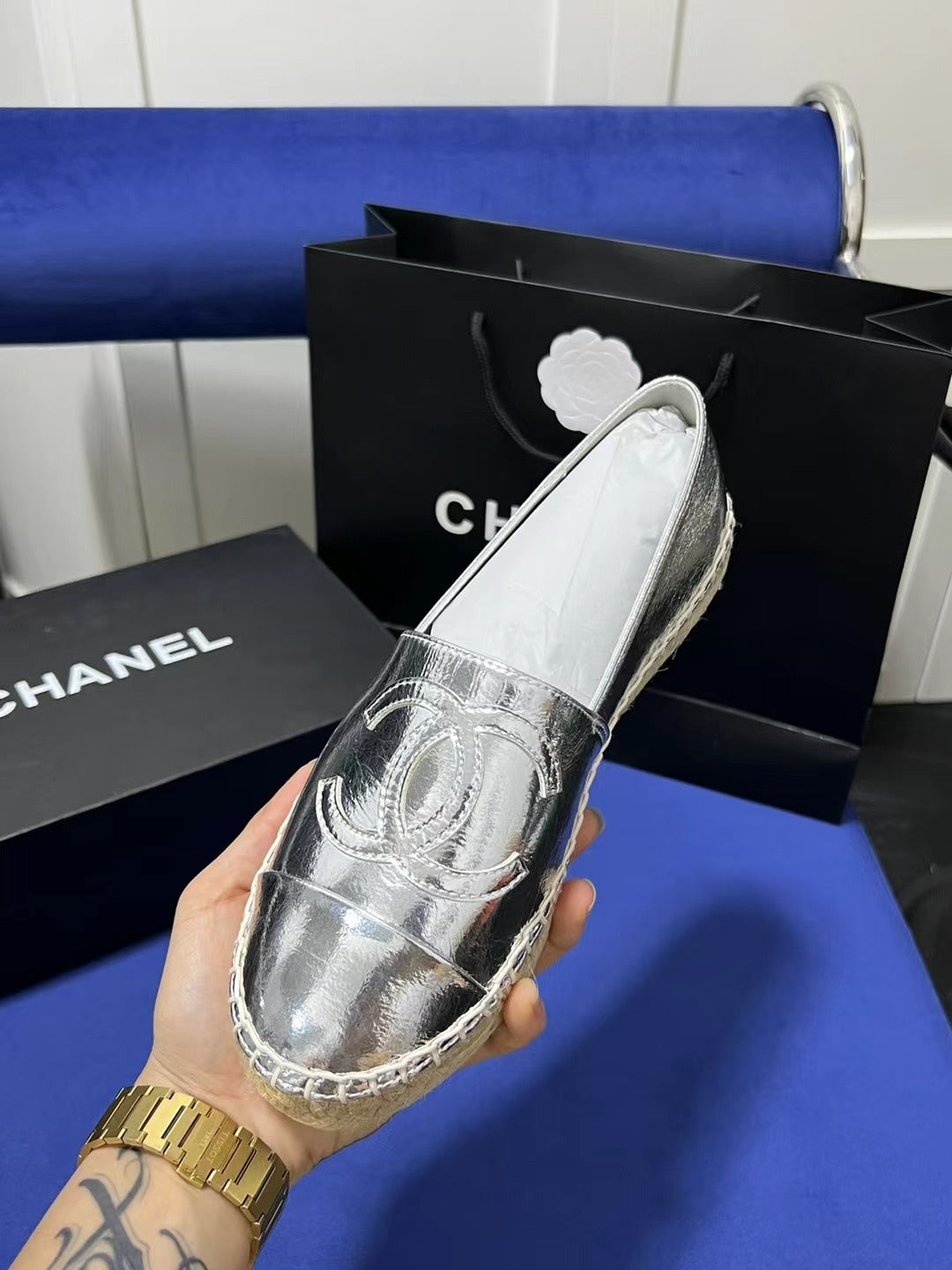 Chanel Canvas Shoes