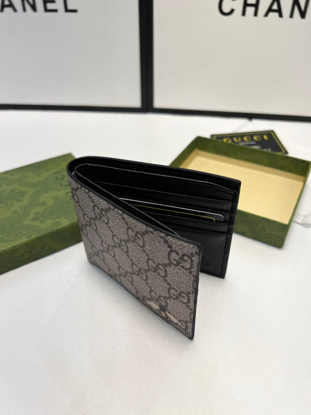 Gucci Black Bee Wallet