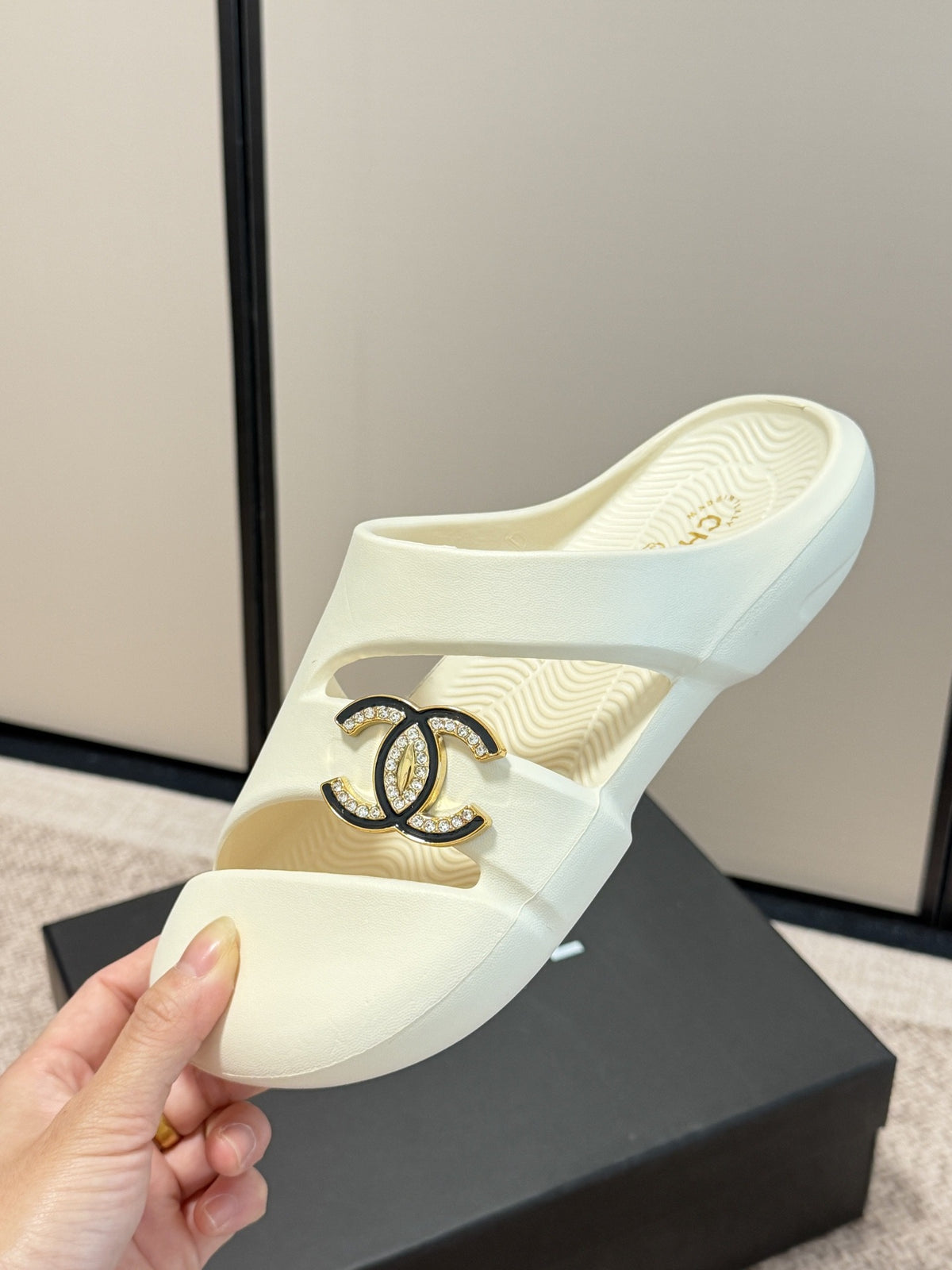 Chanel Vintage-Finish Sandals