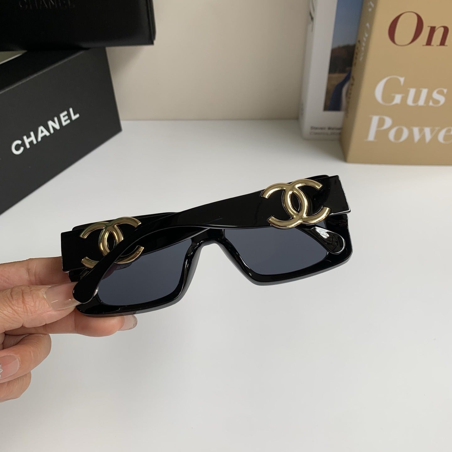 Chanel Logo Sunglasses