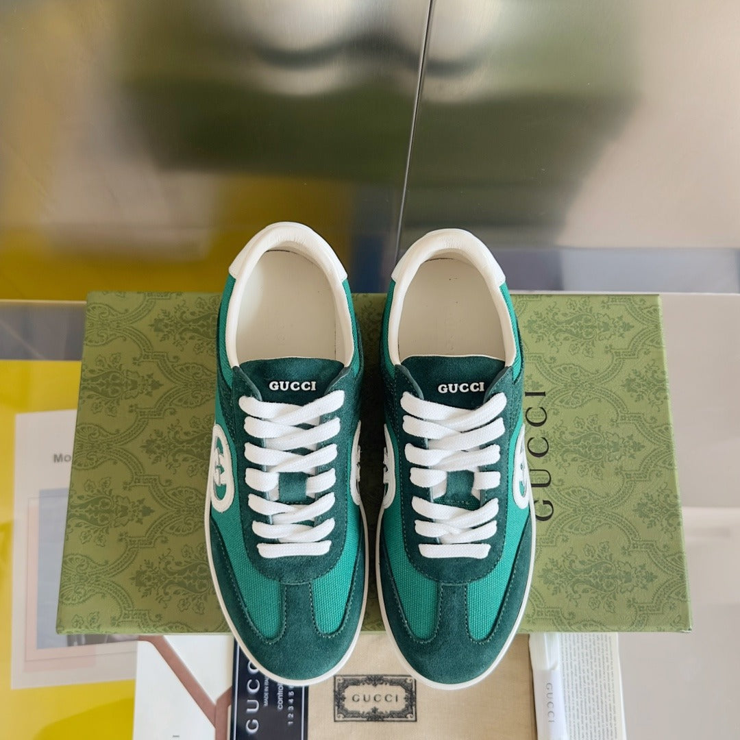 Gucci Leather Logo Sneakers