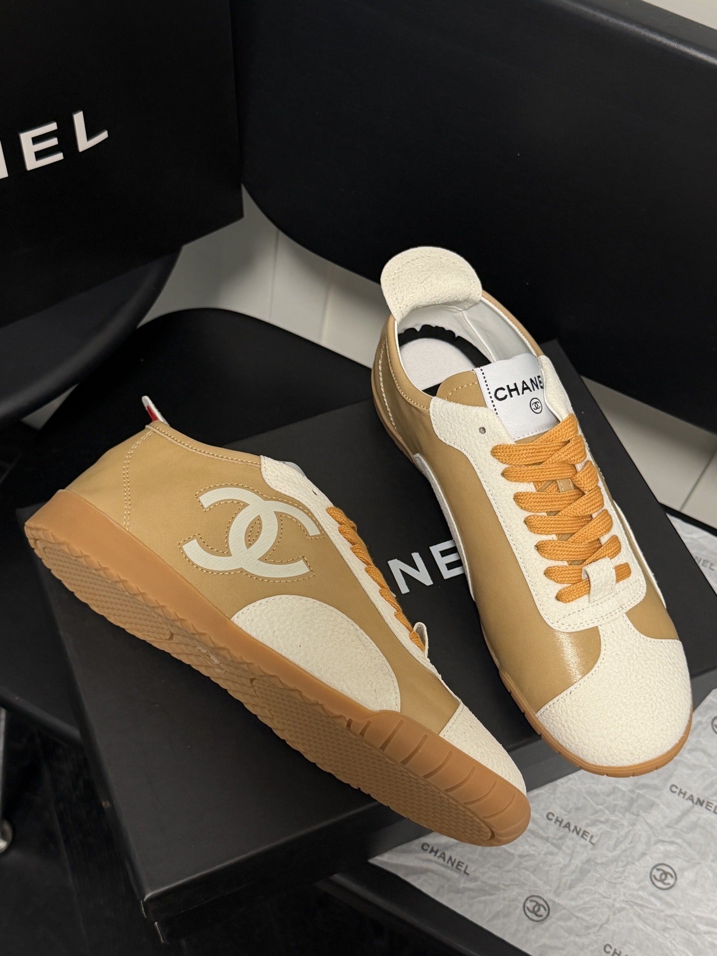 Chanel Leather Sneakers