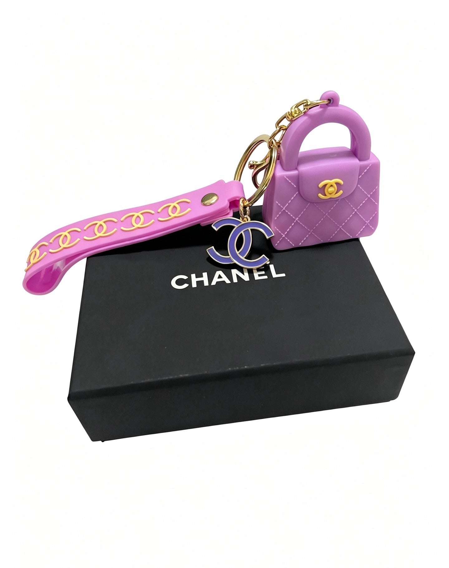 Chanel Vintage-Finish Keychain