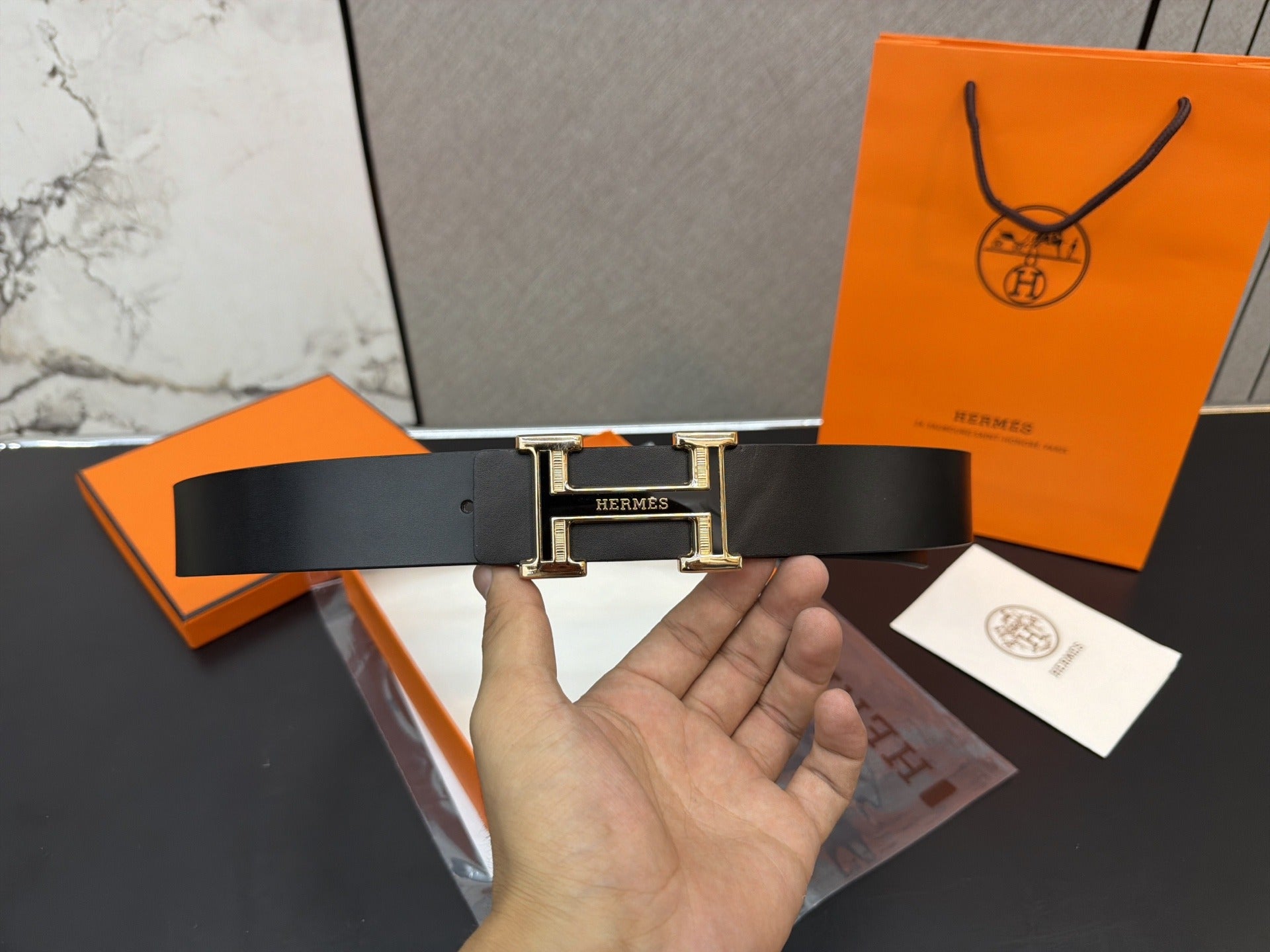 Hermes Leather Belt