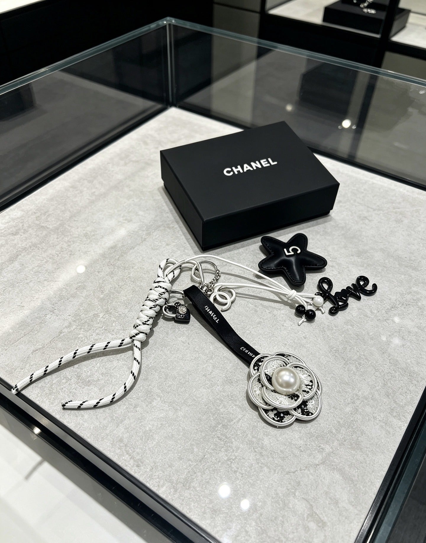 Chanel Vintage-Finish Keychain