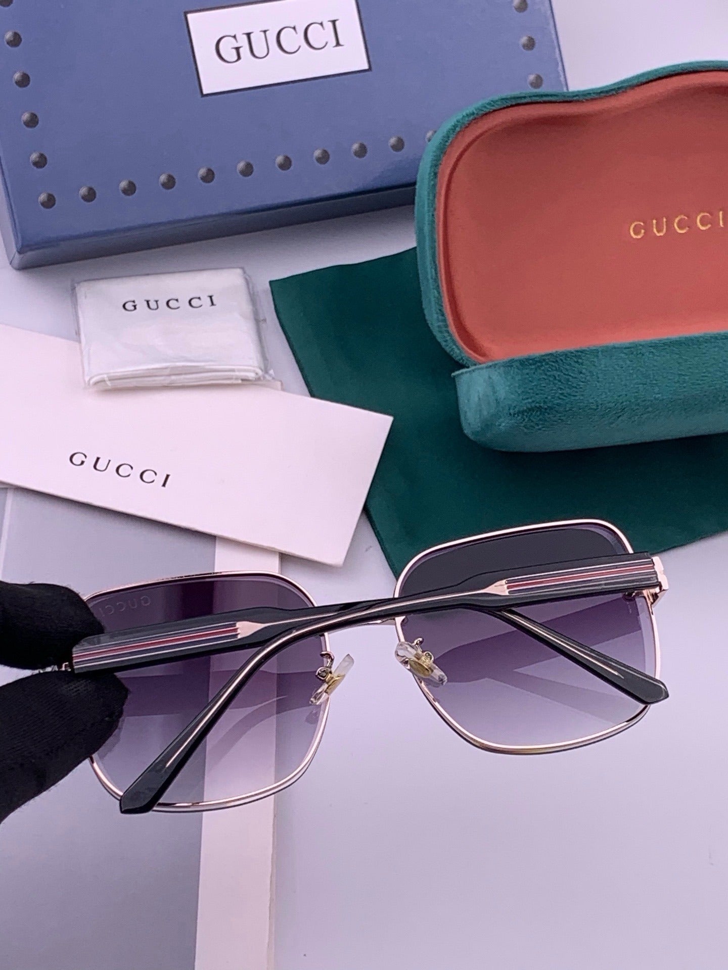 Gucci Nylon & Stainless Steel Sunglasses