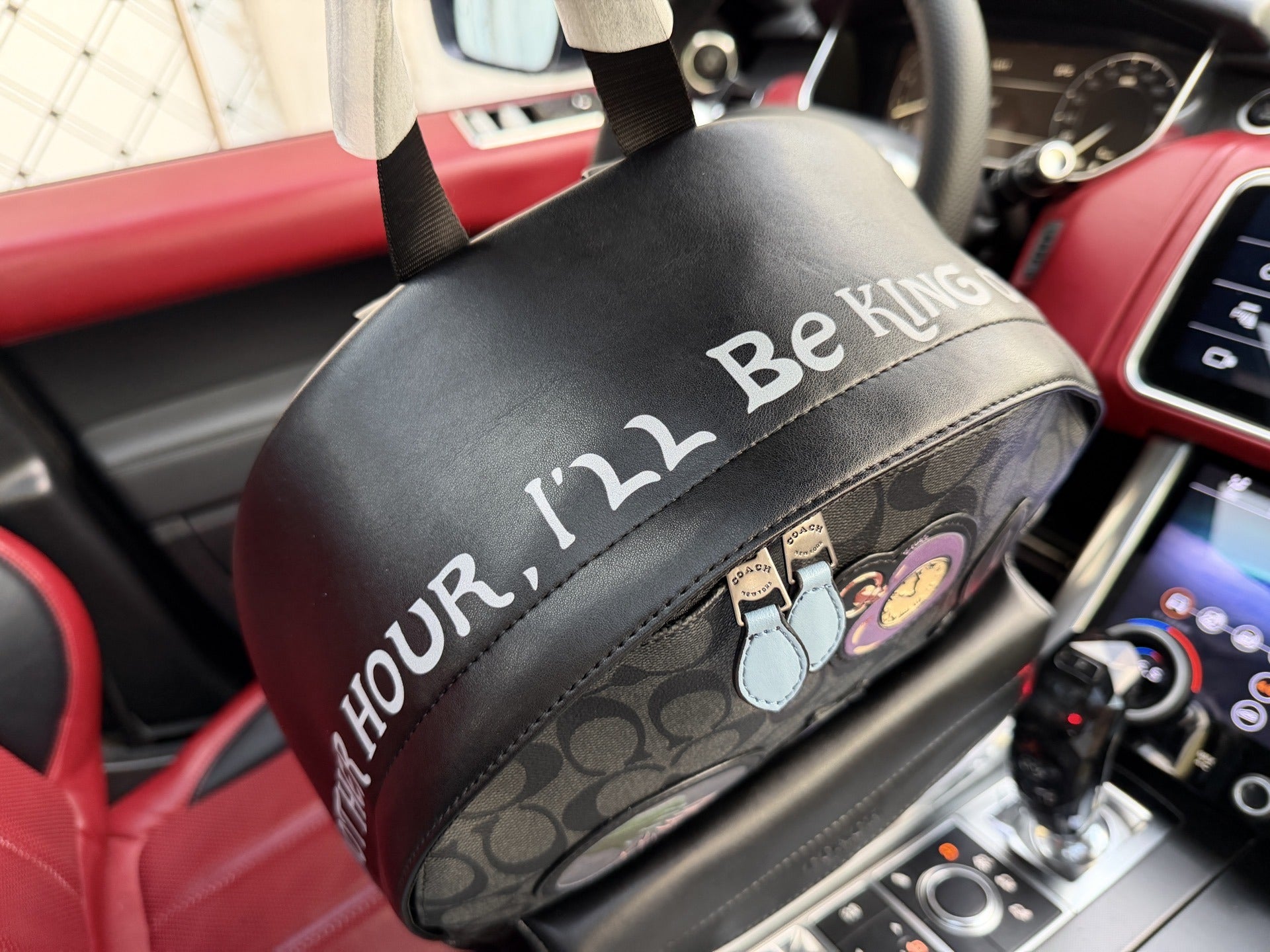 Coach Logo Backpack