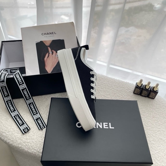 Chanel Canvas Canvas Shoes