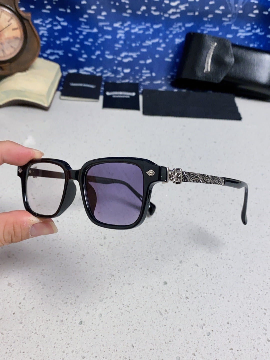 Chrome Hearts Vintage-Finish Sunglasses