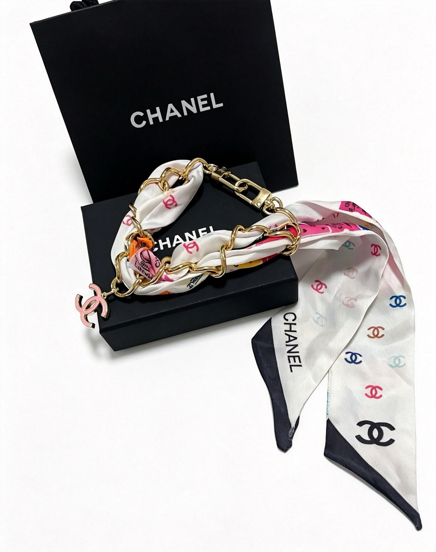 Chanel Vintage-Finish Keychain