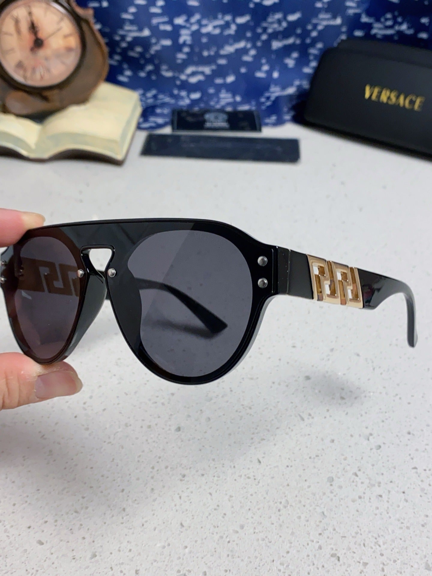 Versace Logo Sunglasses