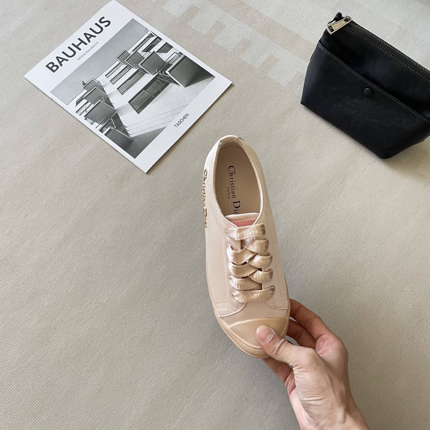 Dior Leather Logo Sneakers