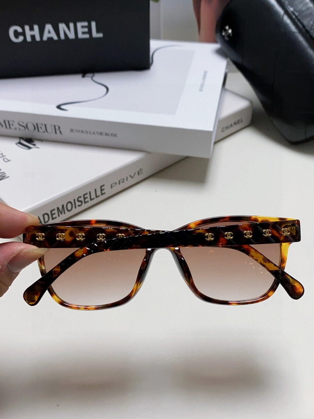 Chanel Logo Sunglasses