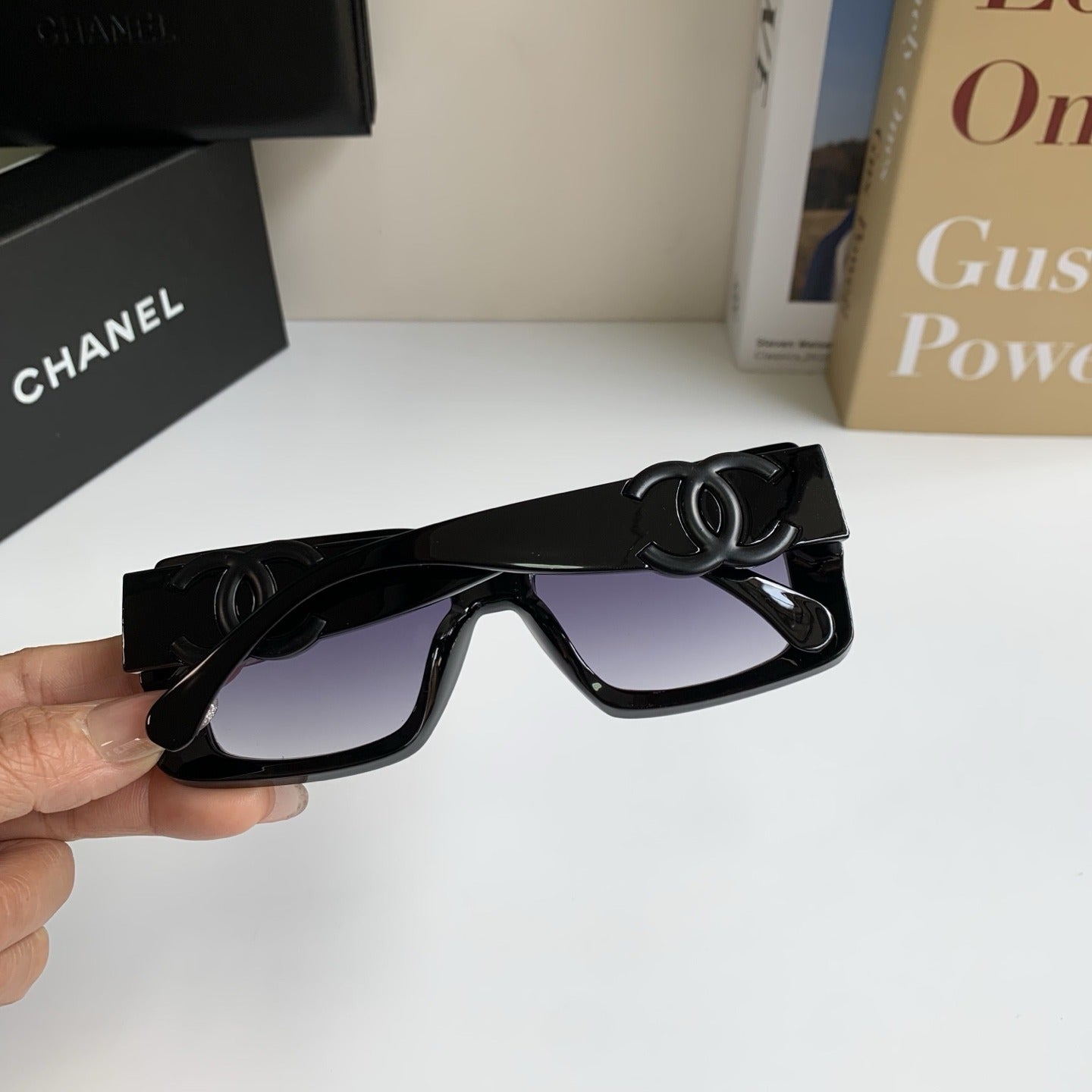 Chanel Logo Sunglasses