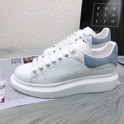 Alexander McQueen Lambskin Leather Logo Sneakers