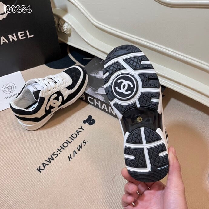 Chanel Leather Logo Shoes