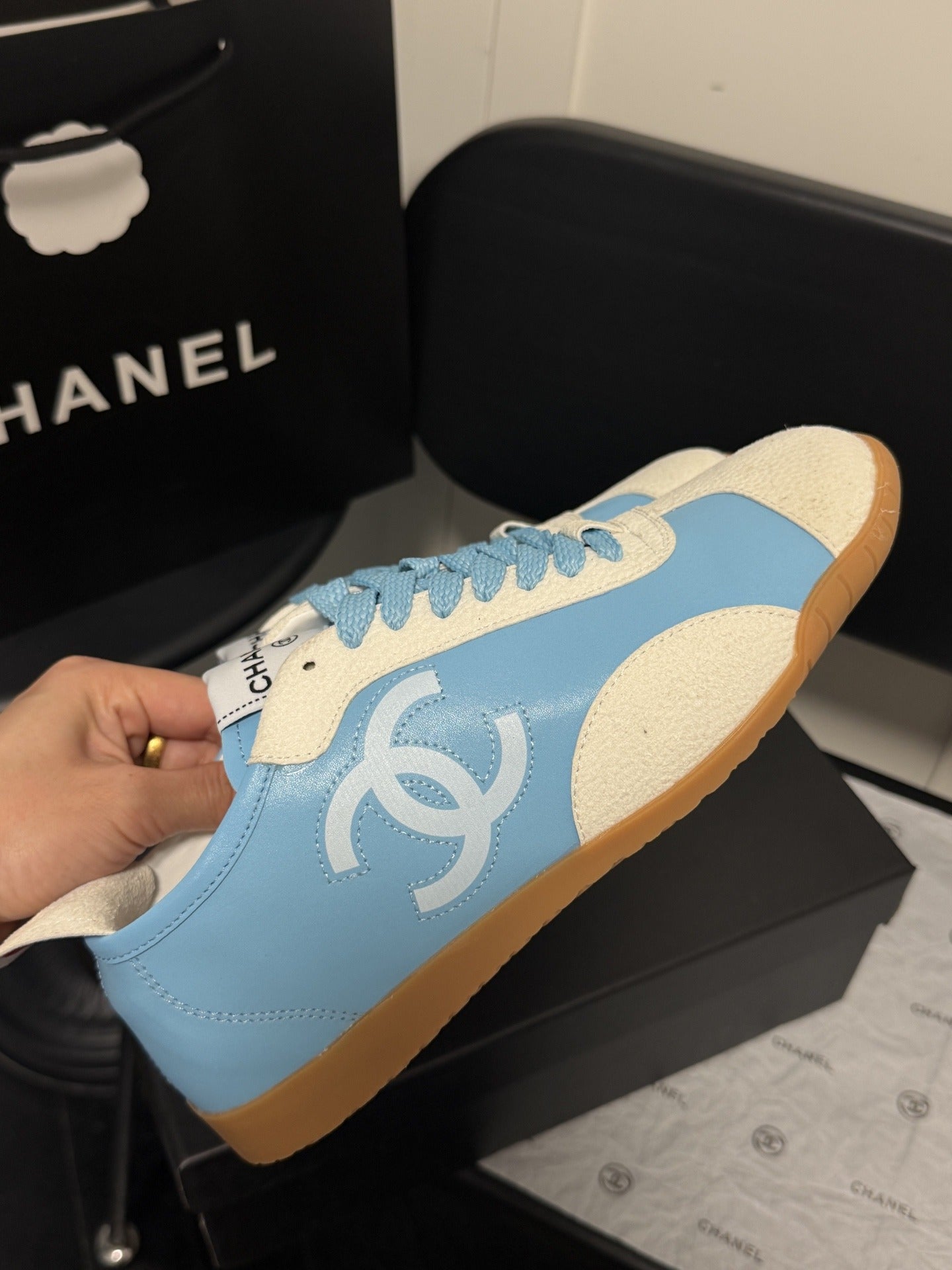 Chanel Leather Sneakers