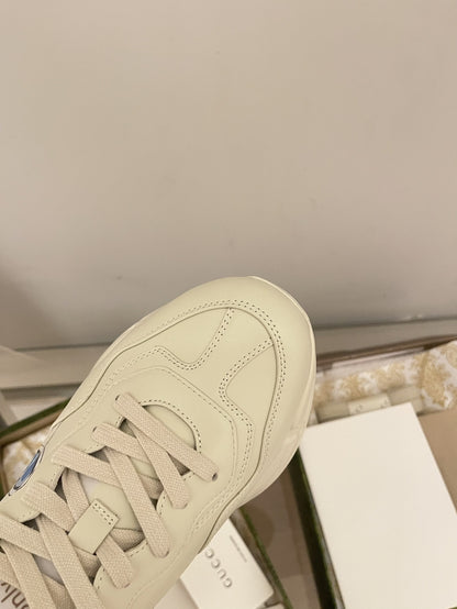 Gucci Calfskin Leather Sneakers