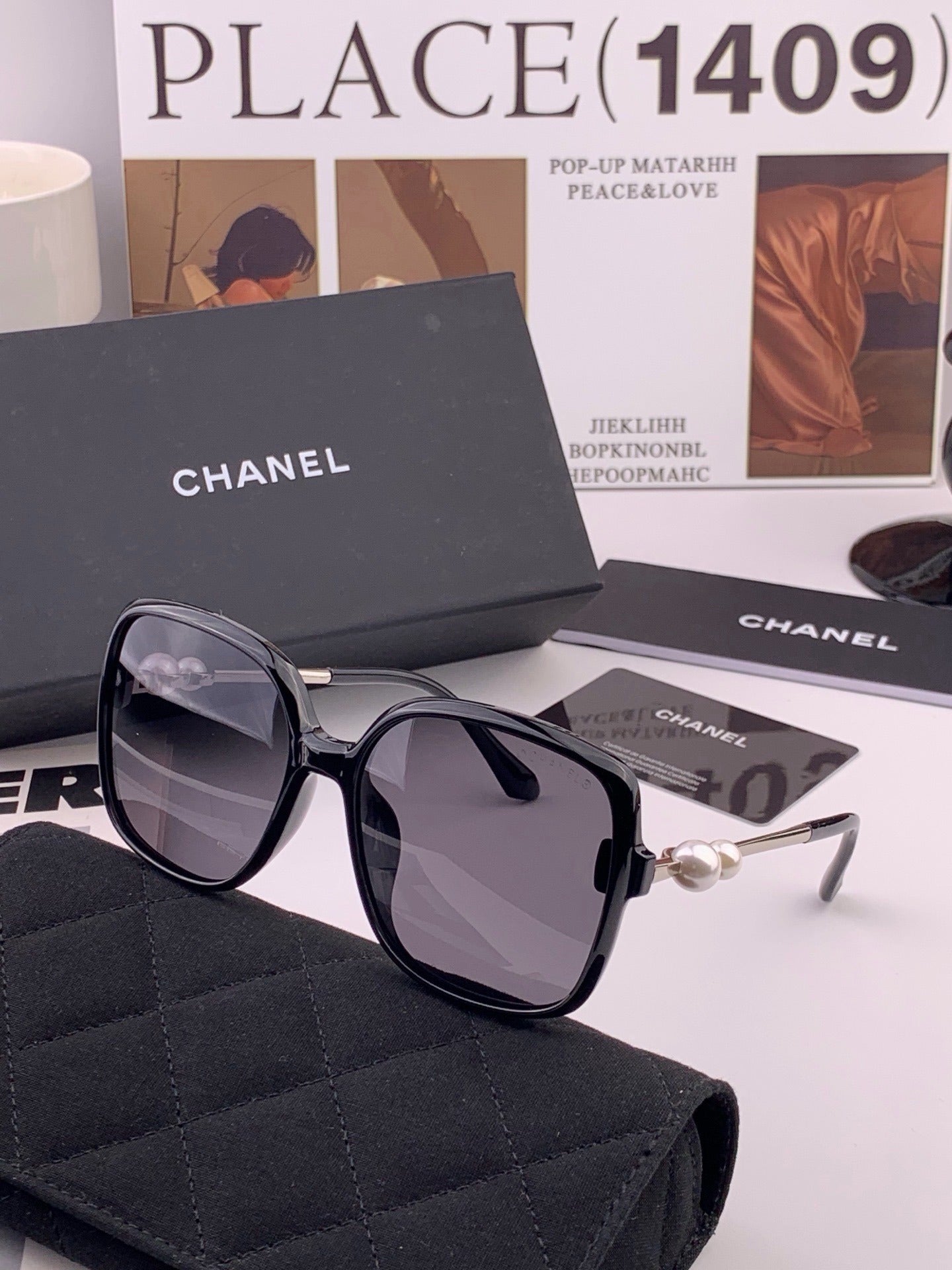 Chanel Pearl Sunglasses