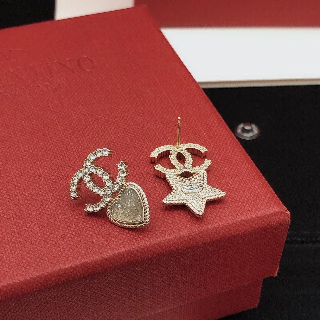 Chanel Heart Earrings