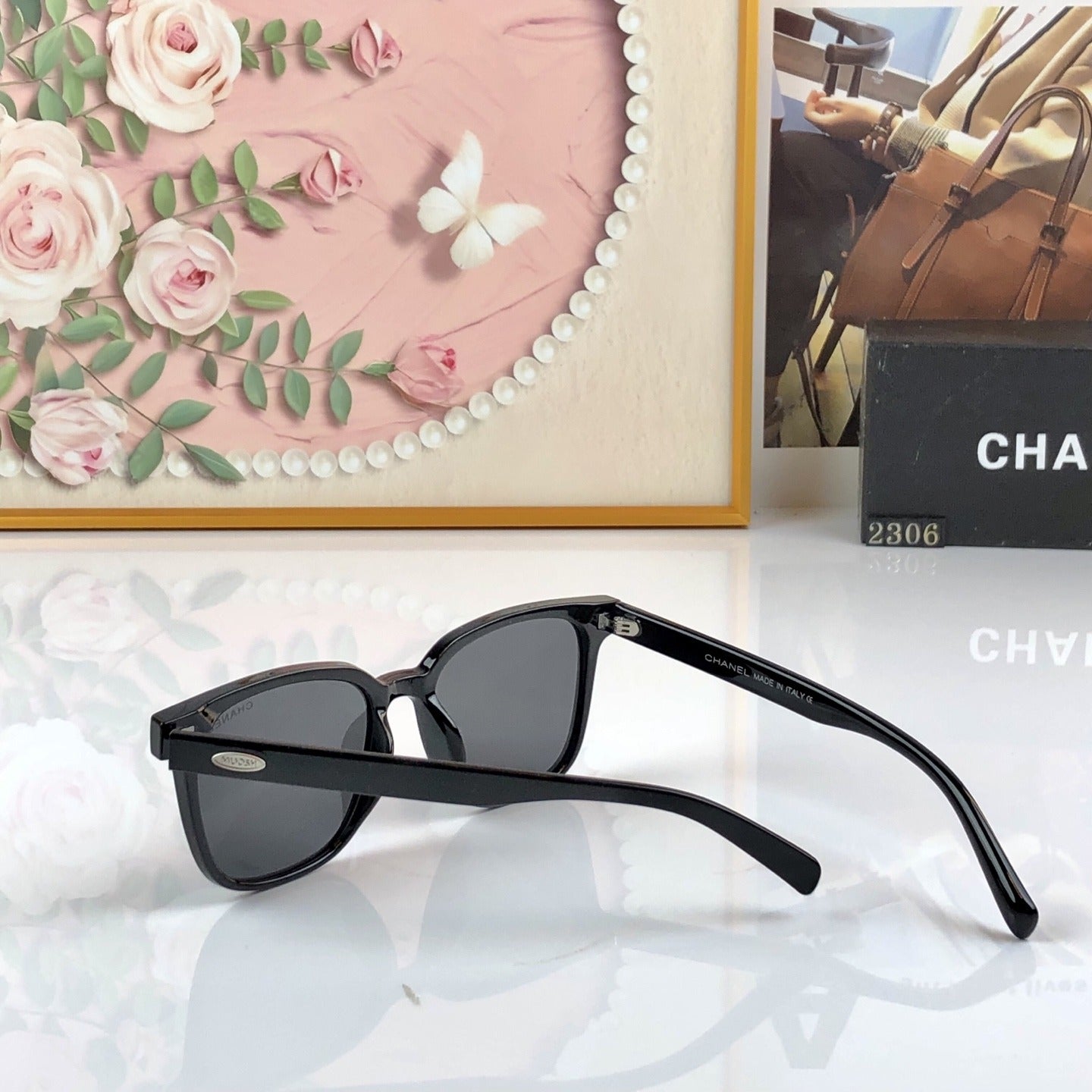 Chanel Vintage-Finish Sunglasses