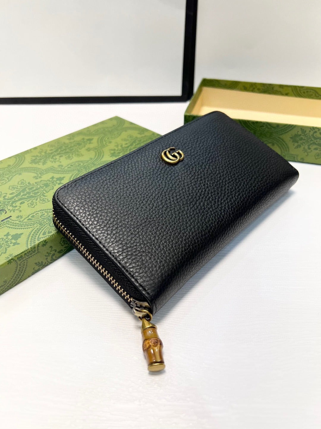 Chanel Black Zip Wallet