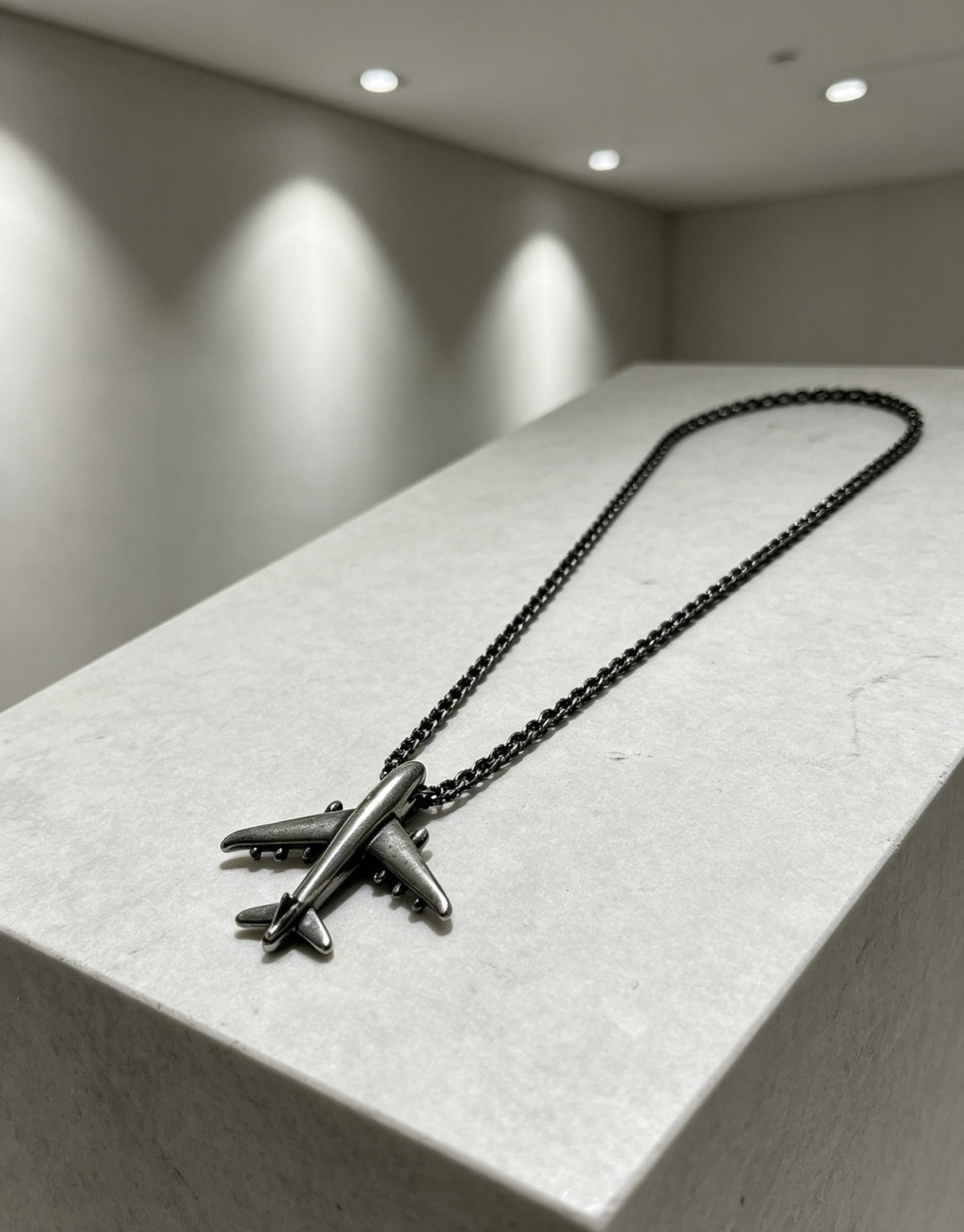 Chrome Hearts Sterling Silver Cross Necklace