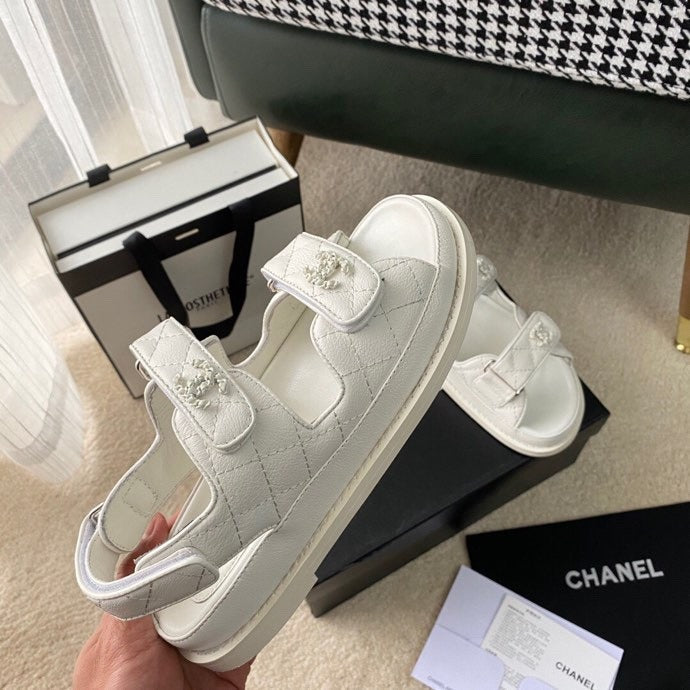 Chanel Lambskin Leather Sandals