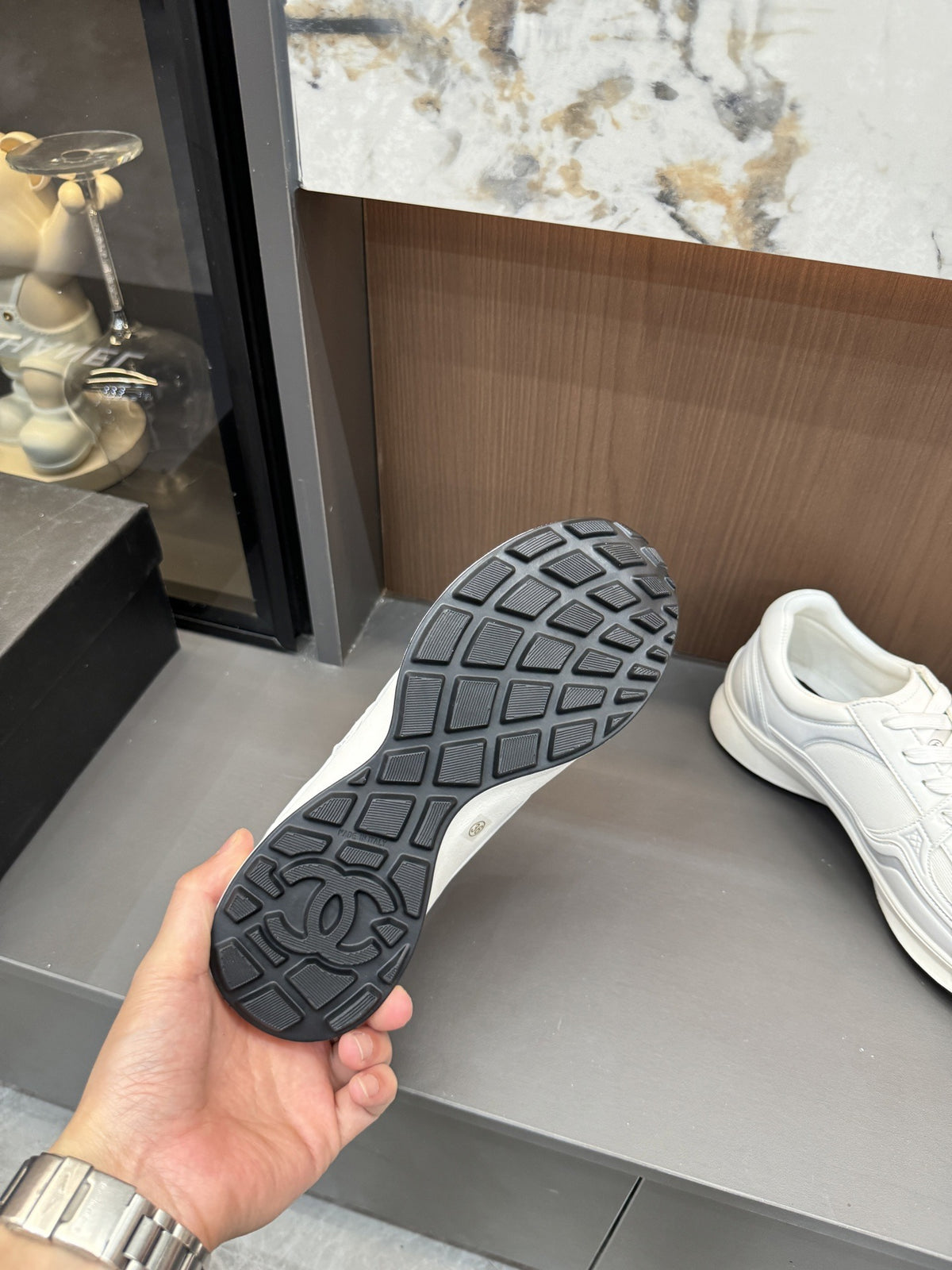 Chanel Canvas Logo Shoes