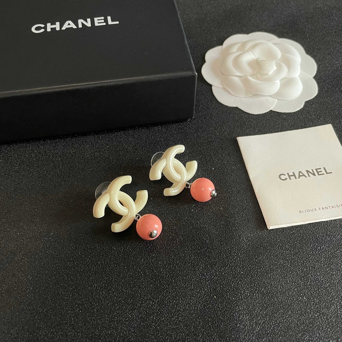 Chanel Pearl Earrings
