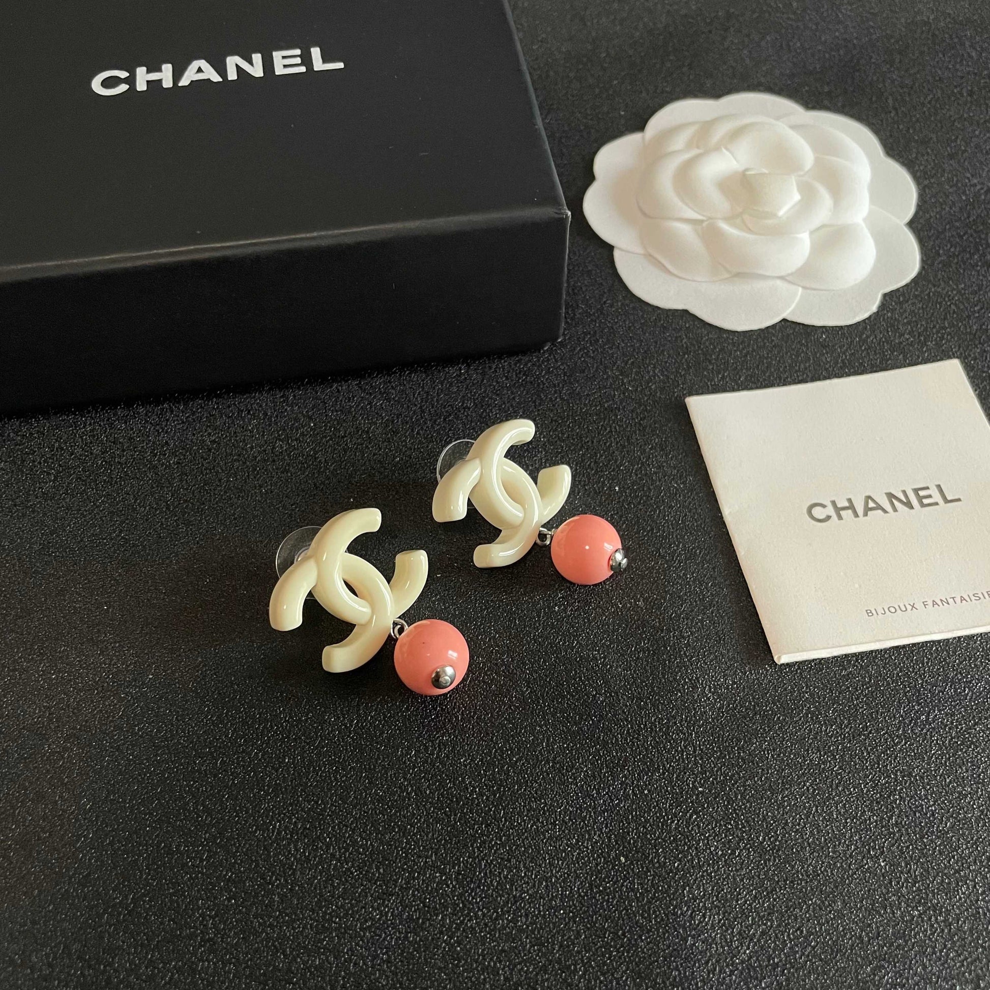 Chanel Pearl Earrings