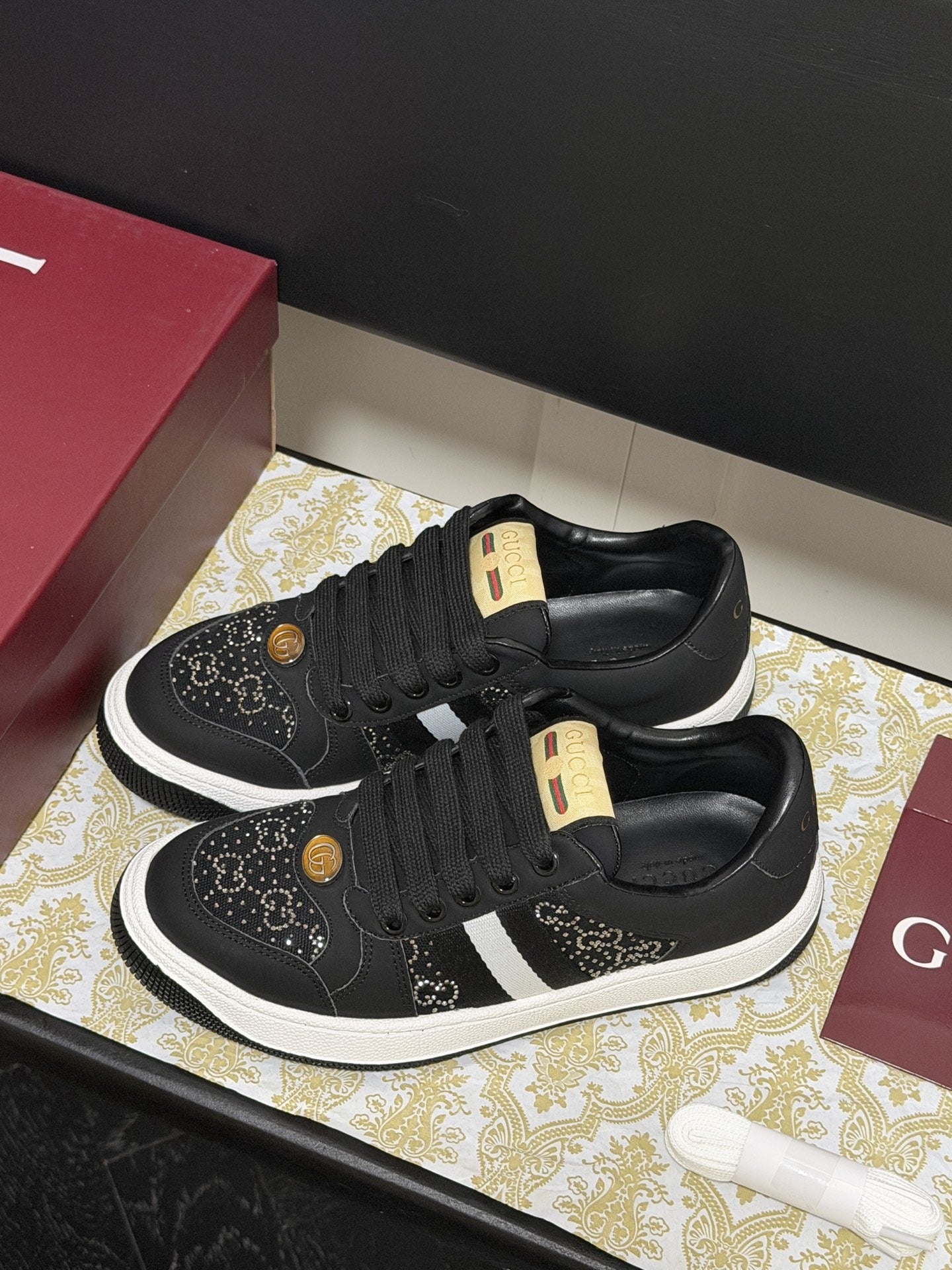 Gucci Crystal Sneakers