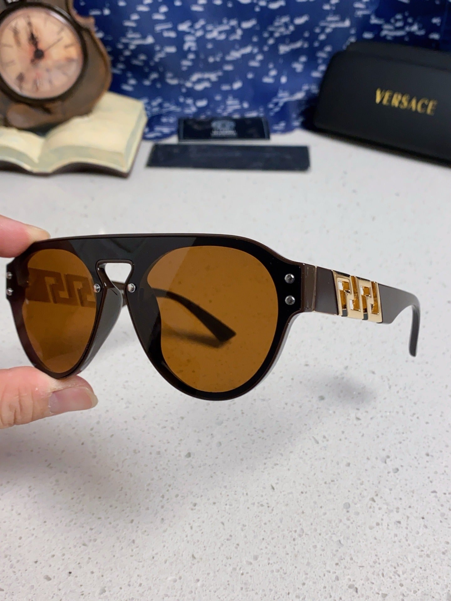 Versace Logo Sunglasses