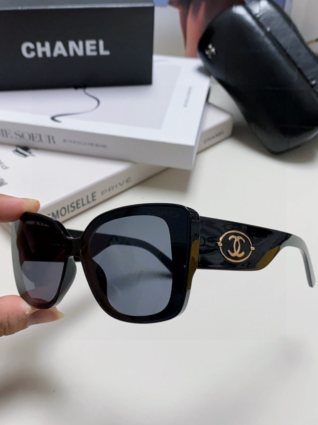 Chanel Logo Sunglasses