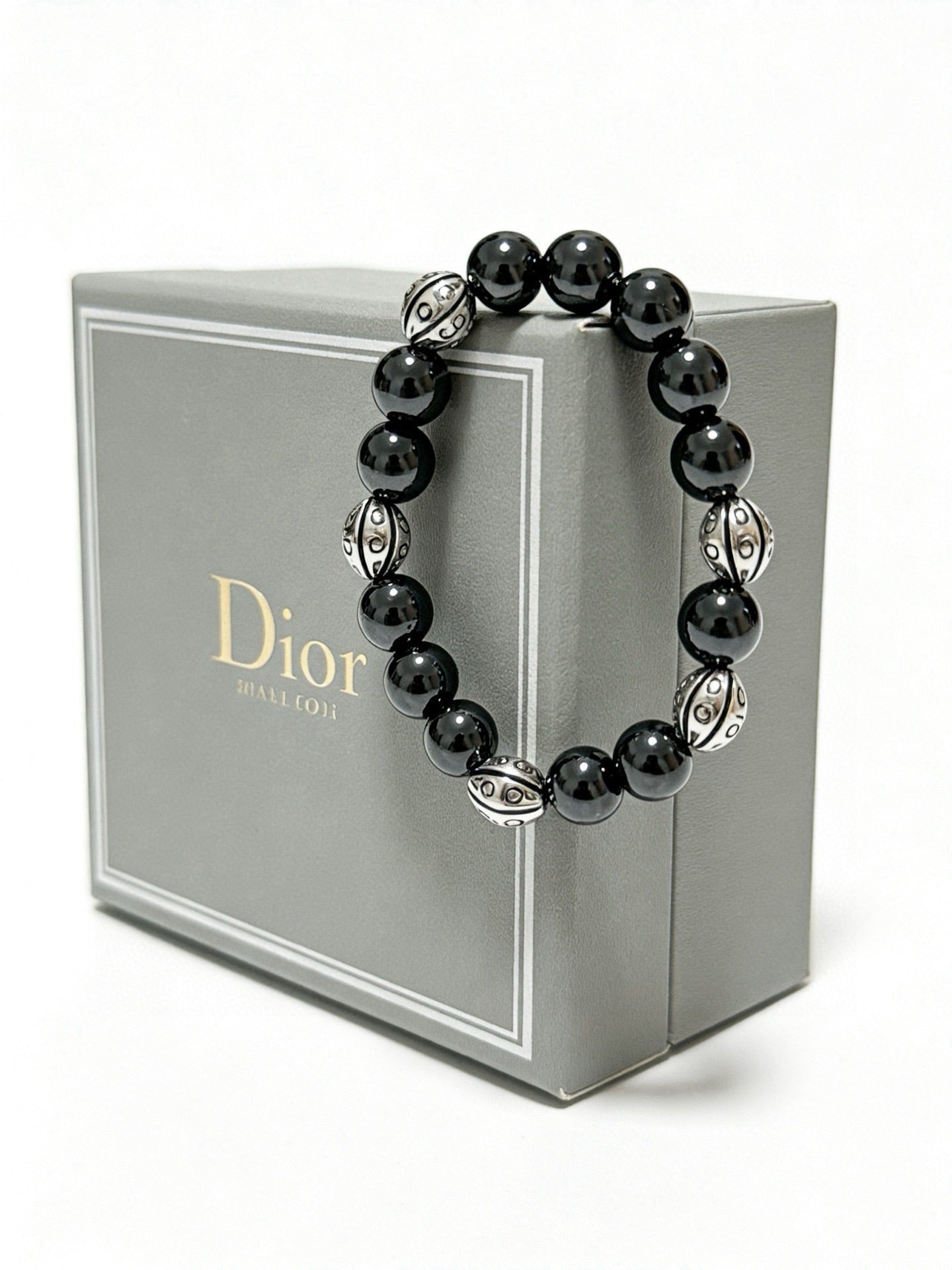 Dior Sterling Silver Vintage-Finish Bracelet