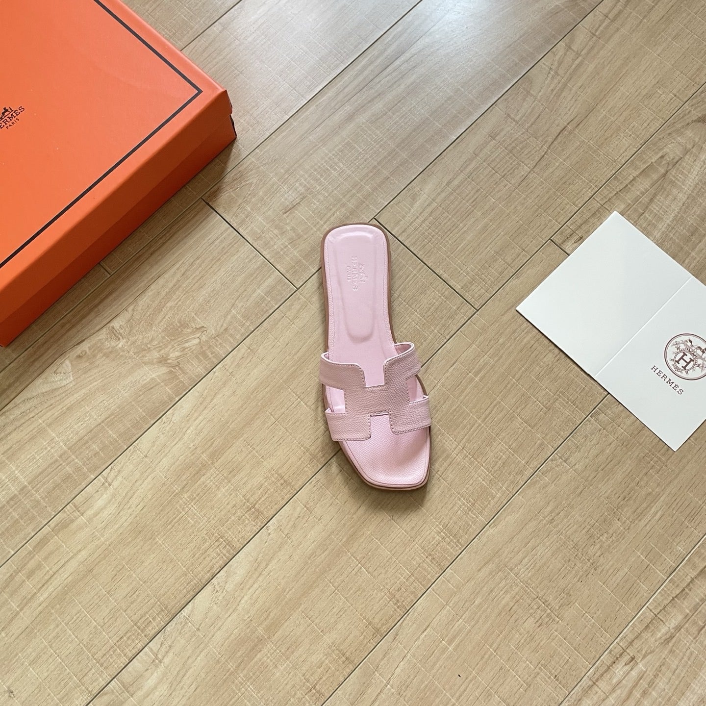 Hermes Leather Slides