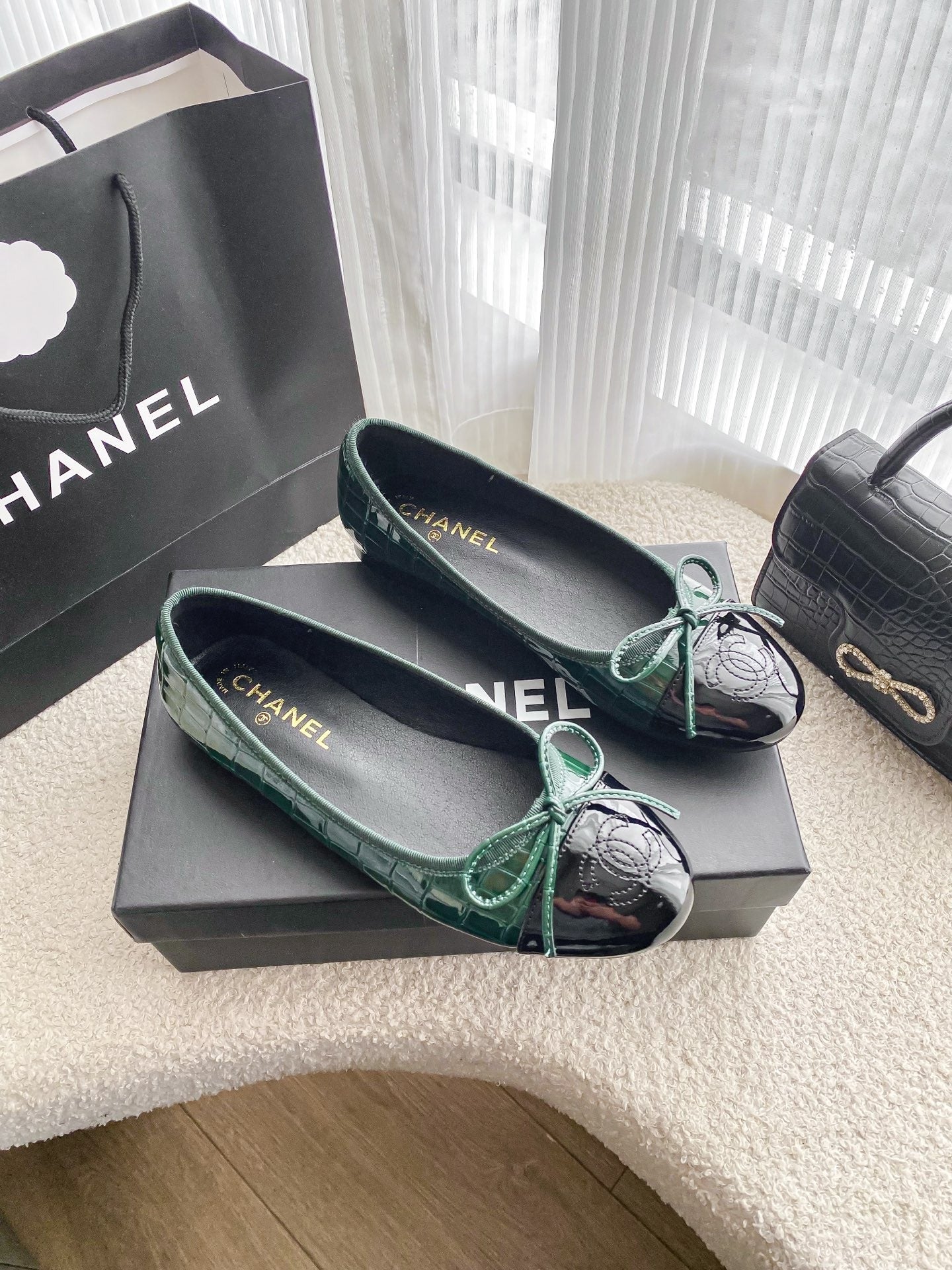 Chanel Bow Shoes