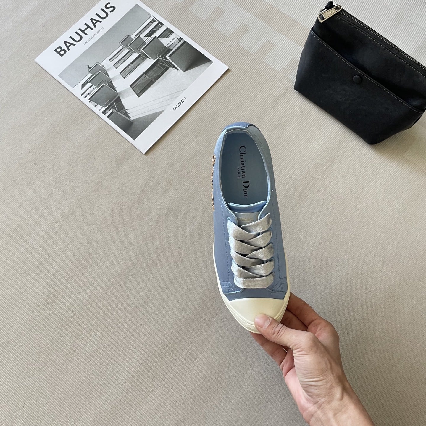 Dior Leather Logo Sneakers