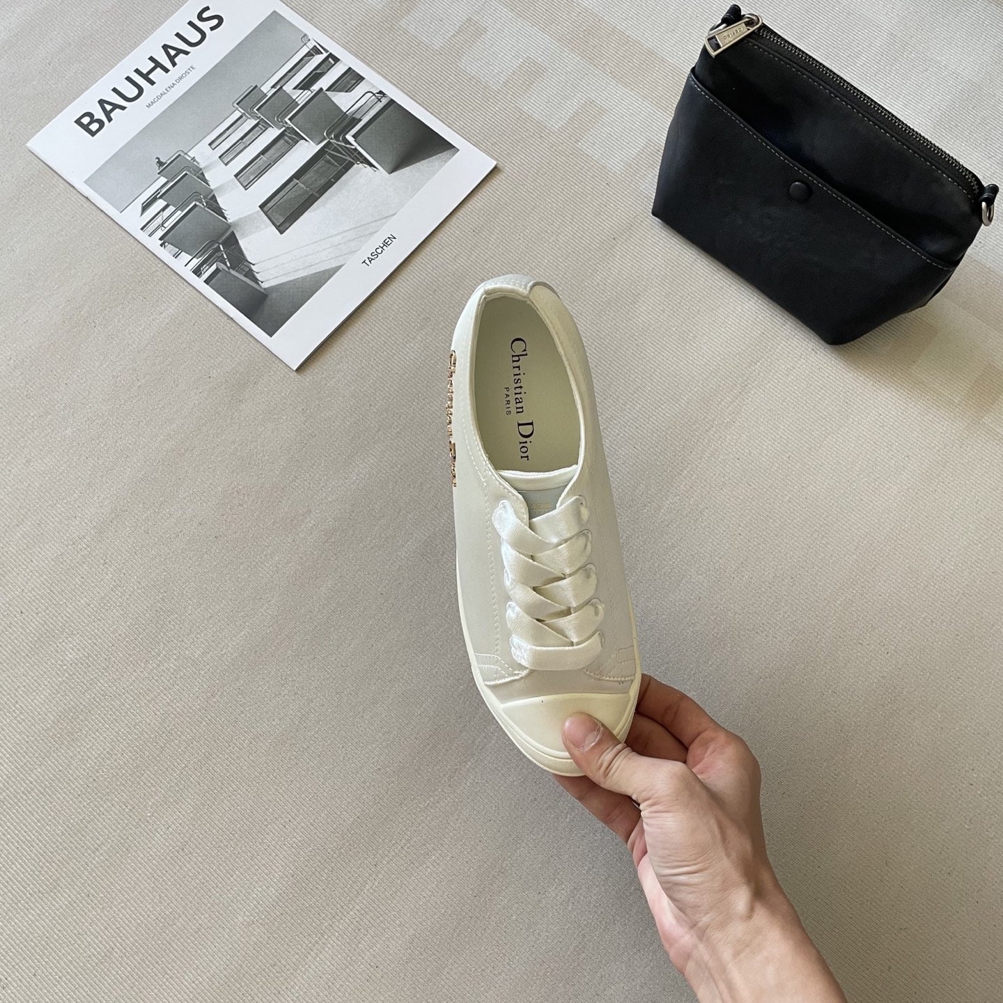 Dior Leather Logo Sneakers