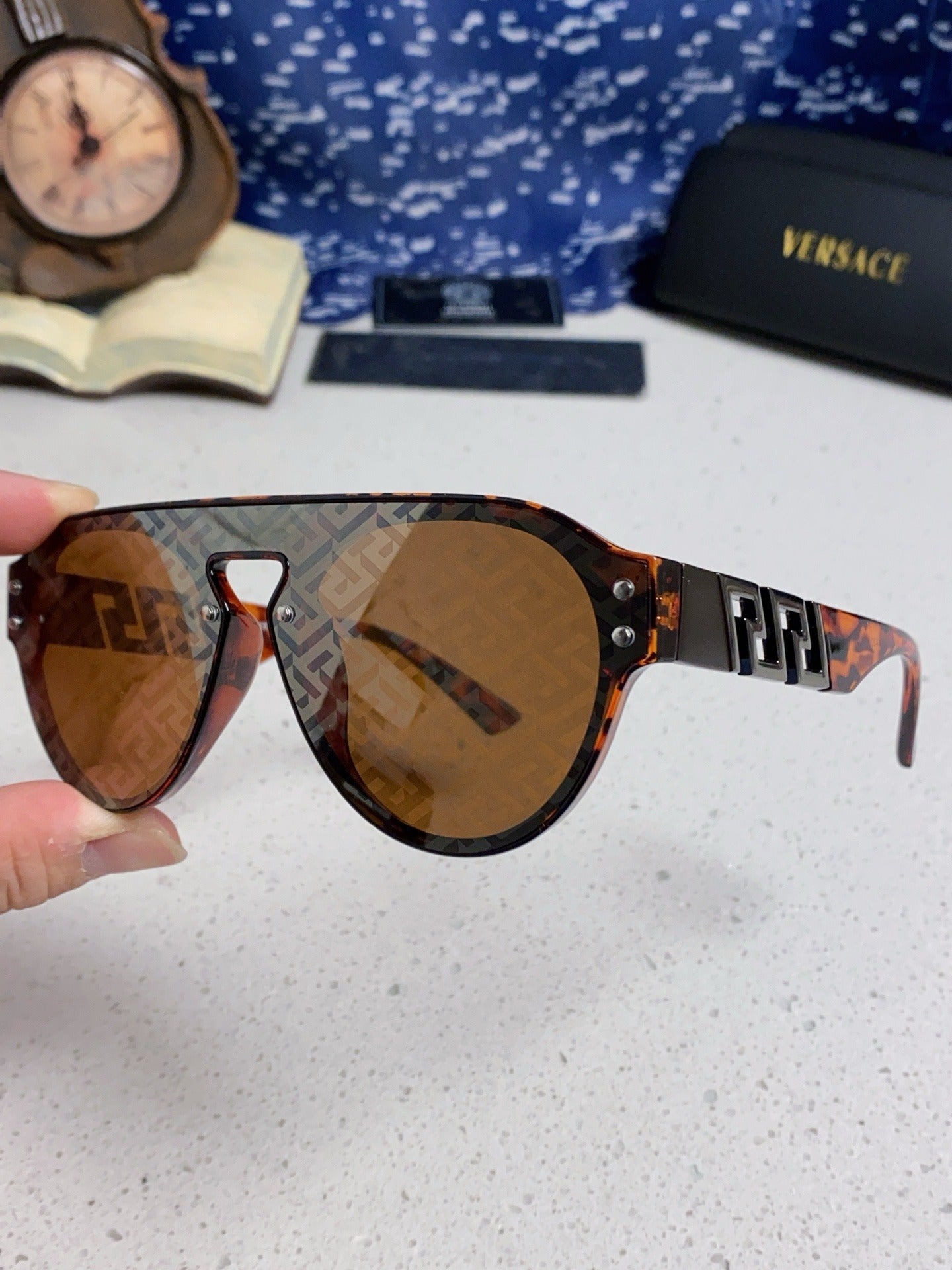 Versace Logo Sunglasses