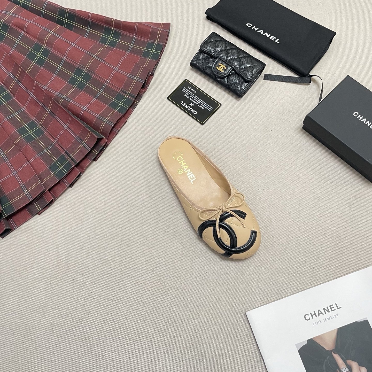 Chanel Leather Ballet Flats