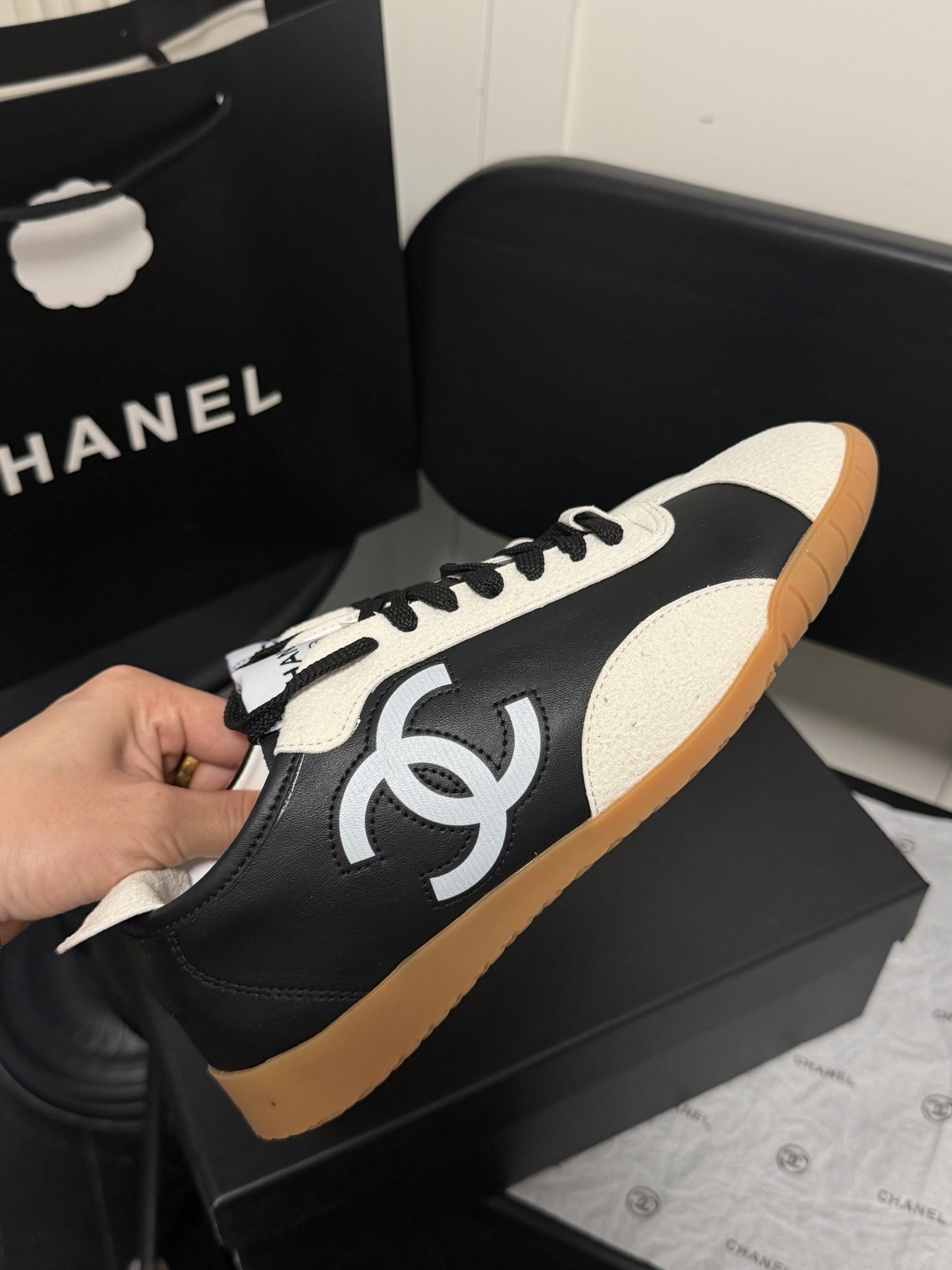 Chanel Leather Sneakers