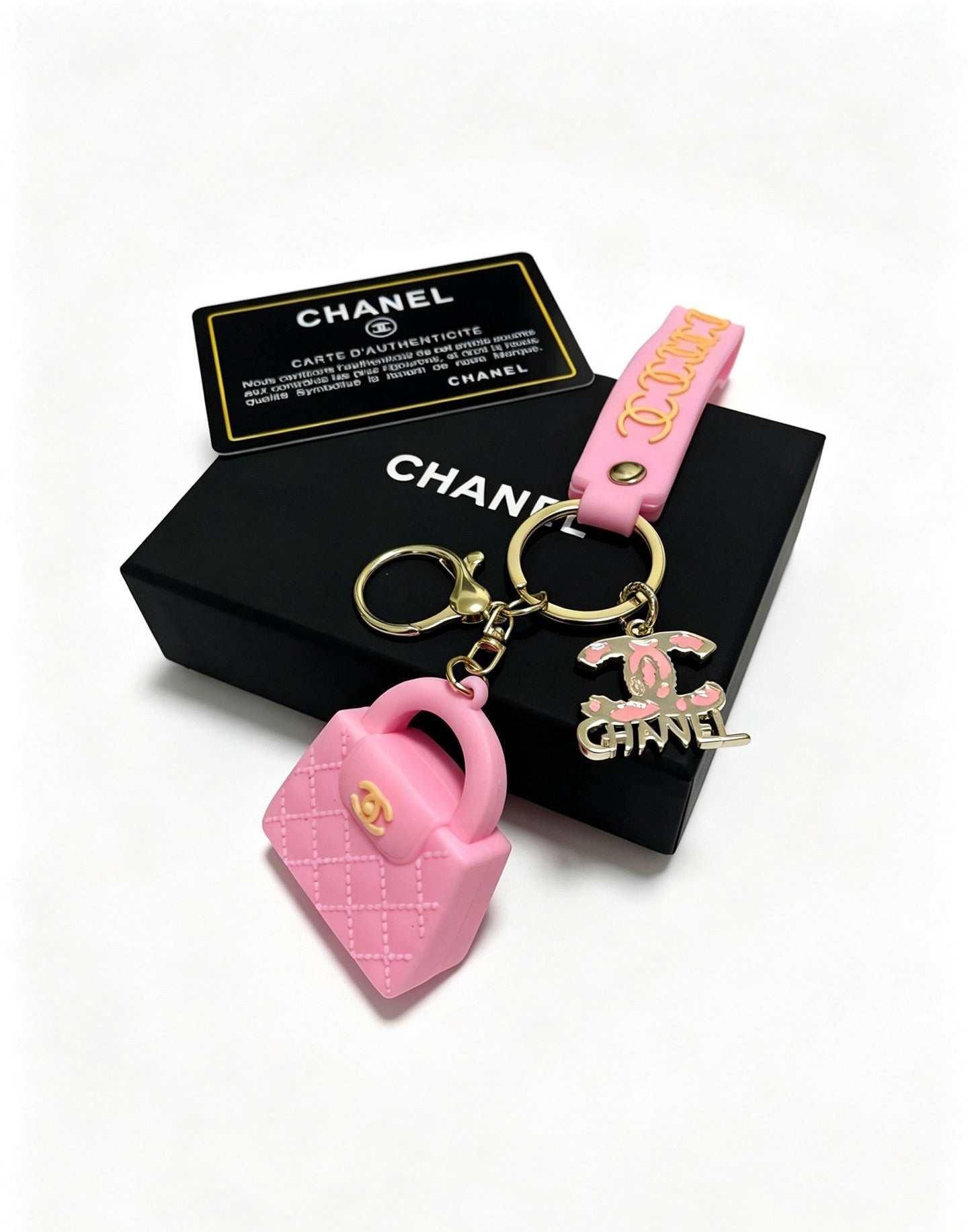 Chanel Vintage-Finish Keychain