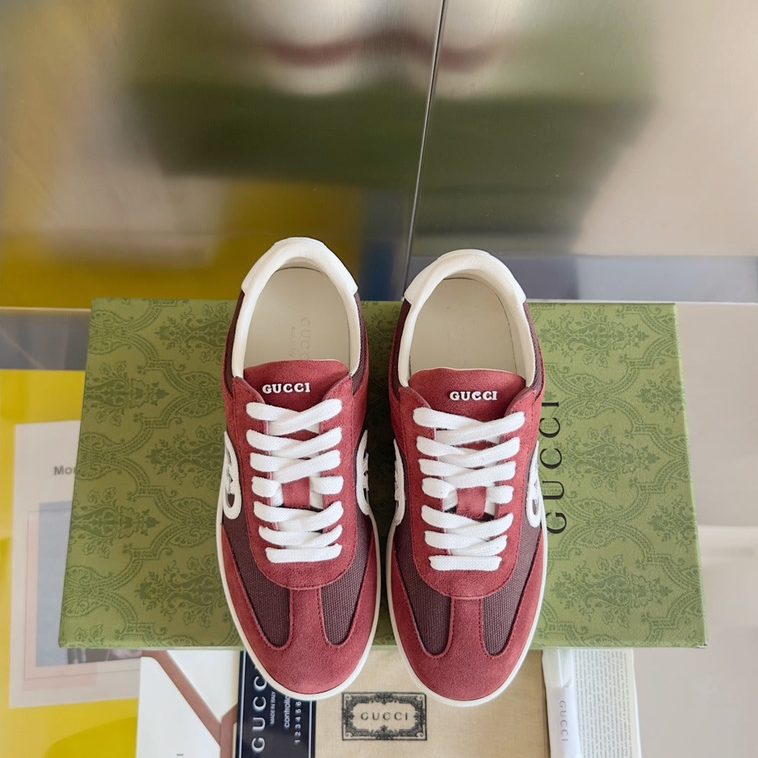 Gucci Leather Logo Sneakers