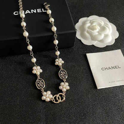 Chanel Logo Necklace