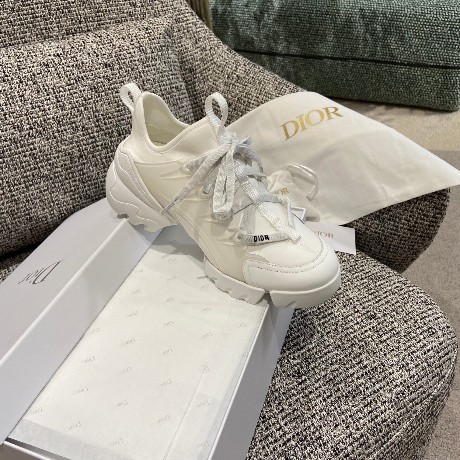 Dior Leather Logo Sneakers